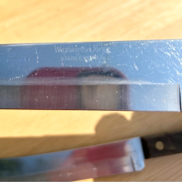 Washington Forge Knives Lot/2 Bullnose Butcher & Carving Stainless‎ Steel VTG - Picture 2 of 6